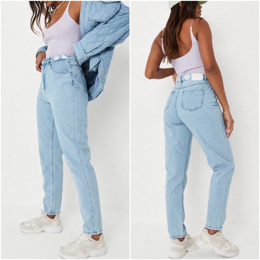 NEW Light Blue High Waisted Jeans from Missguided